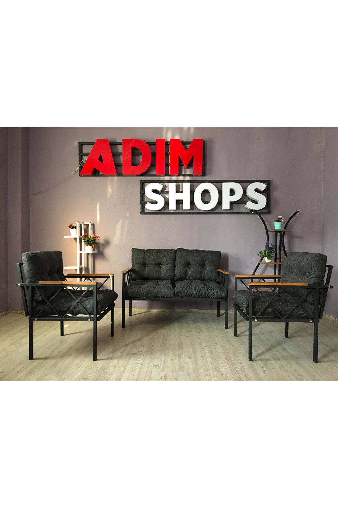 adımshops Balkon-bahçe-kafe,çay Seti,koltuk Takımı,oturma Grubu,ofis Koltuğu MİAMİ YENİ